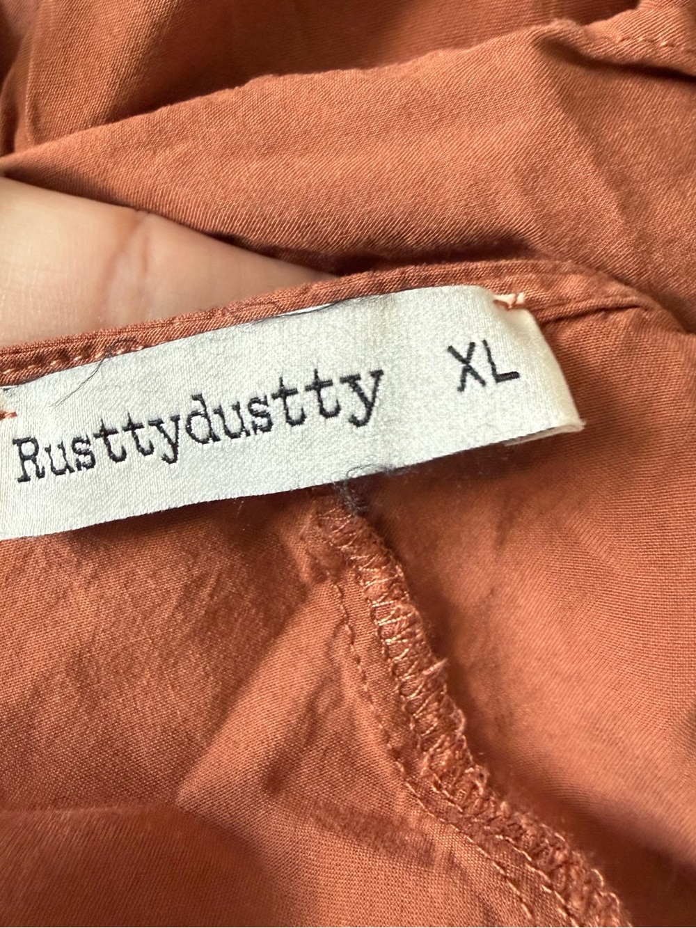 Rusttydustty Boho Lace Detail Top Size XL - Picture 5 of 7